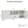 TV Stands for Living Room, Entertainment Center with Led Lights, Television Stands for 65 Inch TV, With 2 Storage and 1 Drawer,for Bedroom - 2 of 4