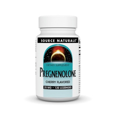 Pregnenolone Cherry 25mg by Source Naturals, Inc.  -  120 Lozenge
