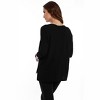 Women's Polka Dot Sleeve Tunic Sweater - ANGEL - 3 of 4