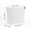 Unique Bargains Women Polka Dots Cosmetic Bag White Khaki 1 Pc - image 2 of 3