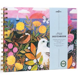 eeBoo Piece & Love: Artist Sketchbook, Seaside Peeps, 80 Pages, Hardcover Spiral - 1 of 4