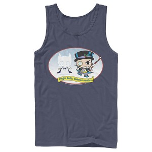 Men's Batman Christmas Naughty Penguin Tank Top - 1 of 3