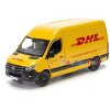 KiNSMART - Mercedes-Benz Sprinter DHL Edition Cargo Van, 1:48 O Scale Die Cast Metal Model Toy Van, Pull-back Action - 2 of 4