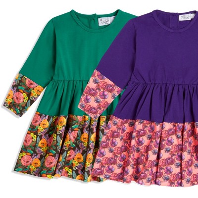 green and purple