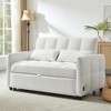NicBex 52.8" Pull Out Sofa Bed,Modern Adjsutable Backrest Loveseat Sofa with 3 USB Ports & 2 Lumbar Pillowsm,Small Couch for Living Room - 2 of 4