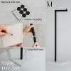 Marmolux Elegant Toilet Paper Holder - Free Standing Toilet Paper Holder, Stainless Steel Toilet Paper Stands - 3 of 4