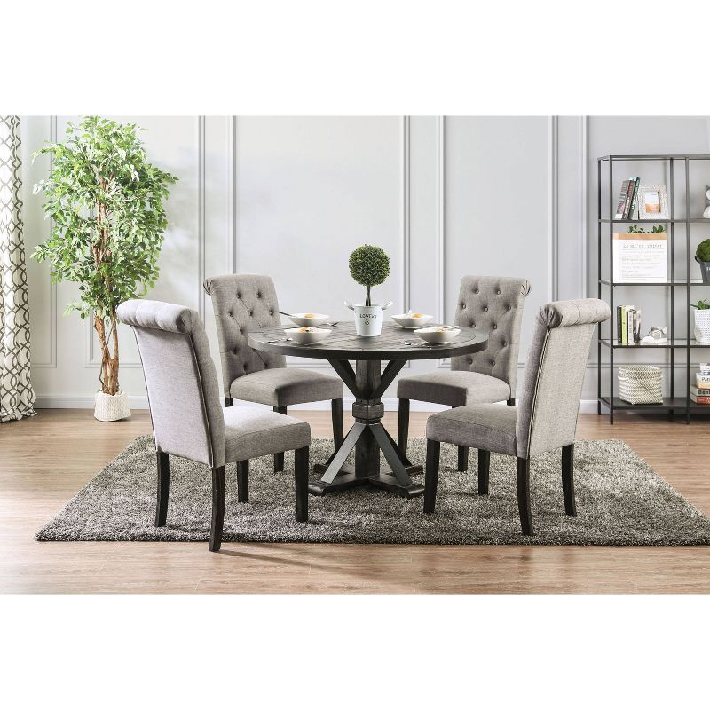 Greiger Round Dining Table Black - HOMES: Inside + Out, 5 of 11