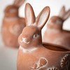 Sullivans 5.75" Terracotta Bunny Planter Set of 3 - 2 of 3