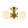 Elenna 3 Light 18" Flush Mount - Gold - Safavieh. - image 4 of 4