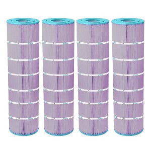 Hurricane 4 Pack HF8418-01P Platinum Purple Spa Filter Cartridge Replacement for PJANCS200, Unicel C-8418, Filbur FC-0823, Jandy Industries CS 200 - 1 of 4