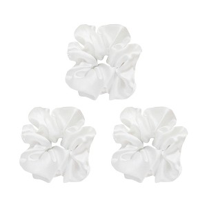 LA Glam Co. Hollywood Halo 100% Silk Scrunchies - 3-Pack - 1 of 4