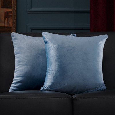Deconovo Velvet Throw Pillow Covers, 2-Pack – Cover Only, Soft Feel