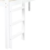 NicBex Twin Size Loft Bed Low Height Wooden Bed Frame with Slide, Ladder and Full Length Guardrail, No Box Spring Required, Space Saving - 4 of 4