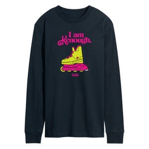 Men's - Barbie - I Am Kenough Rollerblades Long Sleeve Graphic T-Shirt - 1 of 3