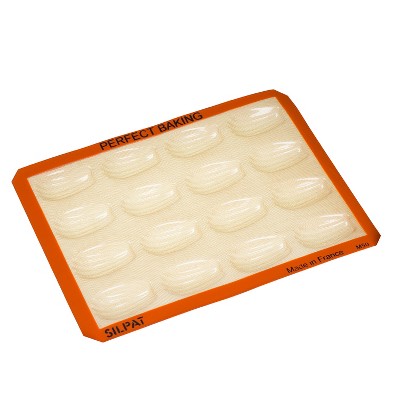 Silicone Non-Stick Madeleine Baking Mold, 16 Cavity