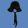 Anna-Kaci Women's Knit Straw Bucket Hat with Chin Strap - 2 of 4