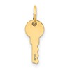 Black Bow Jewelry 14k Yellow Gold Polished Key Charm or Pendant, 5mm - 3 of 4