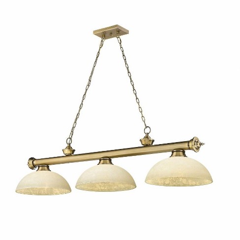 Z-Lite Cordon 3 - Light Chandelier in  Rubbed Brass - image 1 of 2