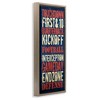 Stupell Industries Rustic Football Phrases, 15" x 31" - 3 of 4