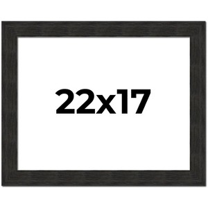 PosterPalooza | Contemporary Black Picture Frame - UV Acrylic, Backing Board, Hanging Hardware Included - 1 of 4
