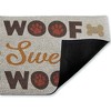 Stupell Industries Sweet Woof Dog Entry Printed Outdoor Imitation Sisal Door Mat, design by Marcus Prime - 2 of 4