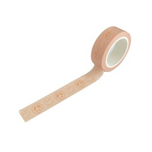 Jollity & Co. - Peace & Love Washi Tape - Pack of 1 Roll, 10 Meters - 1 of 3