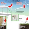 Karl Home | 10 ft. x 30 ft. White Water-Proof Outdoor Party Tent Without Sidewalls - 4 of 4