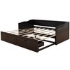 NicBex Twin to King Size Daybed with Trundle 77.2" Wooden Daybed Frame Daybed with 2 Storage Drawers for Apartment - 4 of 4