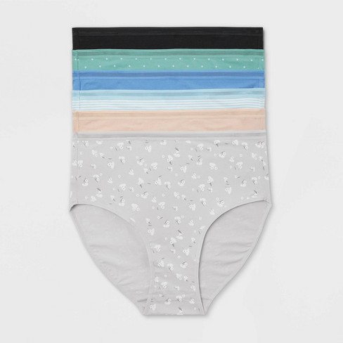 Women's 6pk Cotton Stretch Briefs - Auden™ Assorted Color 3x : Target