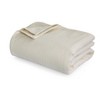 Tribeca Living Yarn Dyed Organic Cotton/Wool Oversized Blanket - 2 of 4