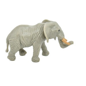 Collectible Wildlife Gifts | Elephant, African, Plastic Toy Animal,  Gift, Realistic Figure, Educational Model,      2 1/2"       F3542 B17 - 1 of 4