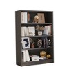MAYEERTY Gray 4-Shelf Modern Wood Bookcase - 48-Inch Tall, for Bedroom, Living Room & Manga Library - 4 of 4