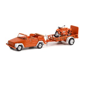 Greenlight Collectibles 1/64 1973 Volkswagen Thing and Utility Trailer Hitch & Tow Series 26 32260-C - 1 of 2