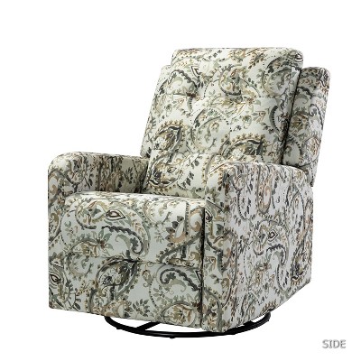 Artful Living Design Diego Swivel Recliner-sage : Target