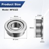 Unique Bargains Durable Chrome Steel Multipurpose Use Flanged Ball Bearing 4 3mm x 6mm x 2.5mm - 3 of 4