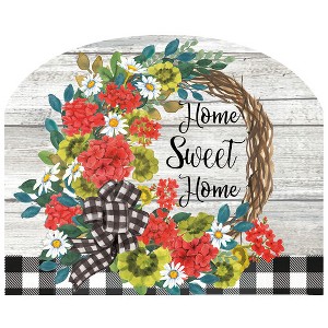 Briarwood Lane Summer Art Sign 8.25x10.25 Geranium Wreath For Summer Art Sign - 1 of 4