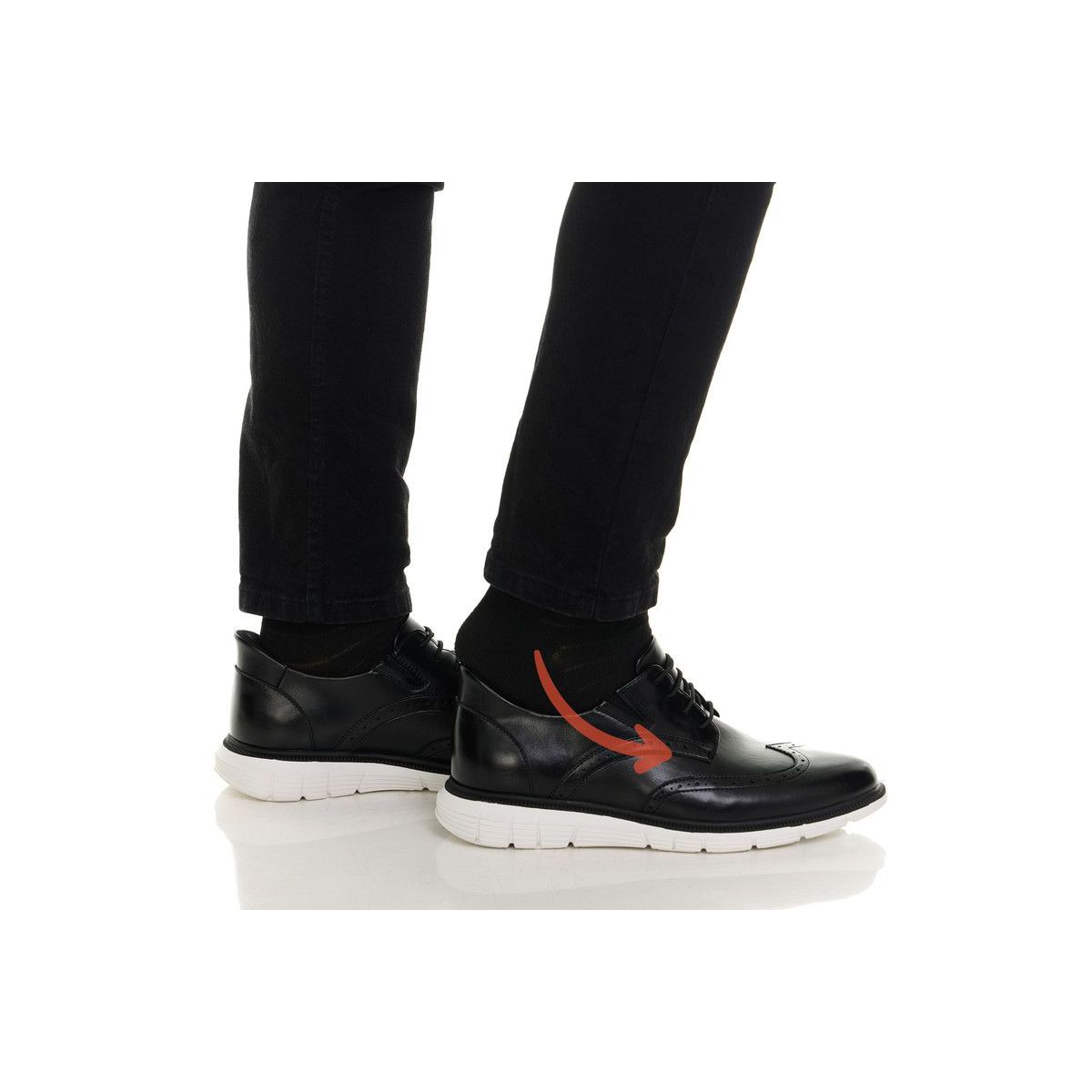 Marc Joseph New York | Mens Hands Free Slip On Technology Lightweight Hill Street Wingtip Oxford - thumbnail 6