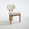 NicBex  Set of 2 Modern Wooden Dining Chairs,Upholstered Farmhouse Dinner Chair with Ergonomic Backrest for Kitchen,Living Room - 4 of 4