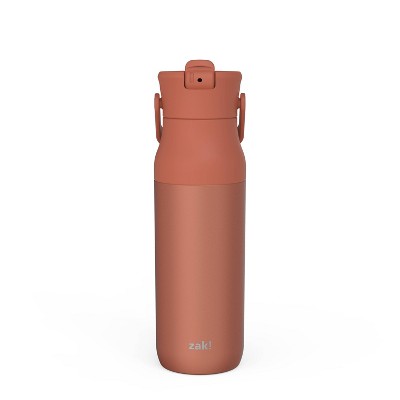 Zak Designs Harmony Encore 32oz Stainless Steel Double Wall Vacuum Bottle with Straw