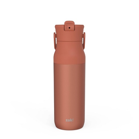Zak Designs 32oz Recycled Stainless Steel Vacuum Insulated Straw Water  Bottle - Sienna : Target