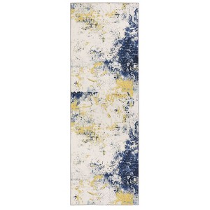 Nasitip Abstract Modern Area Rug,Washable Foldable Rug with Non-Slip Backing, Stain Resistant Carpet for Living Room Bedroom Dining Room Office - 1 of 4