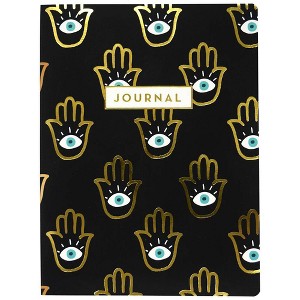 Lined Journal Mystical Eyes and Palms 8" x 6" 120 Sheets - Top Flight - 1 of 4