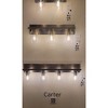 Quorum Lighting Carter 4 - Light Vanity in  Satin Nickel - 2 of 4