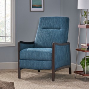 Upholstered Push-Back Recliner Chair,Modern Accent Chair with Birch Wood Frame for Bedroom or Office-Maison Boucle - 1 of 4