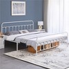 Yaheetech Iron Platform Bed Frame with High Headboard and Footboard - 2 of 4