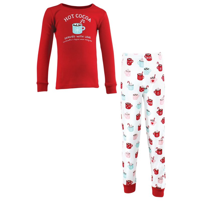 Hudson Baby Infant and Toddler Cotton Pajama Set, Hot Cocoa, 1 of 5