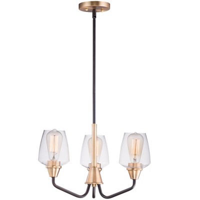 Maxim Lighting Goblet 3 - Light Chandelier in  Bronze/Antique Brass