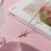 HTUTWOO  18K Gold Plated Crown Cross Pendant Necklace Diamond Cross Necklaces Faith Cross Jewelry First Communion Gifts - 4 of 4