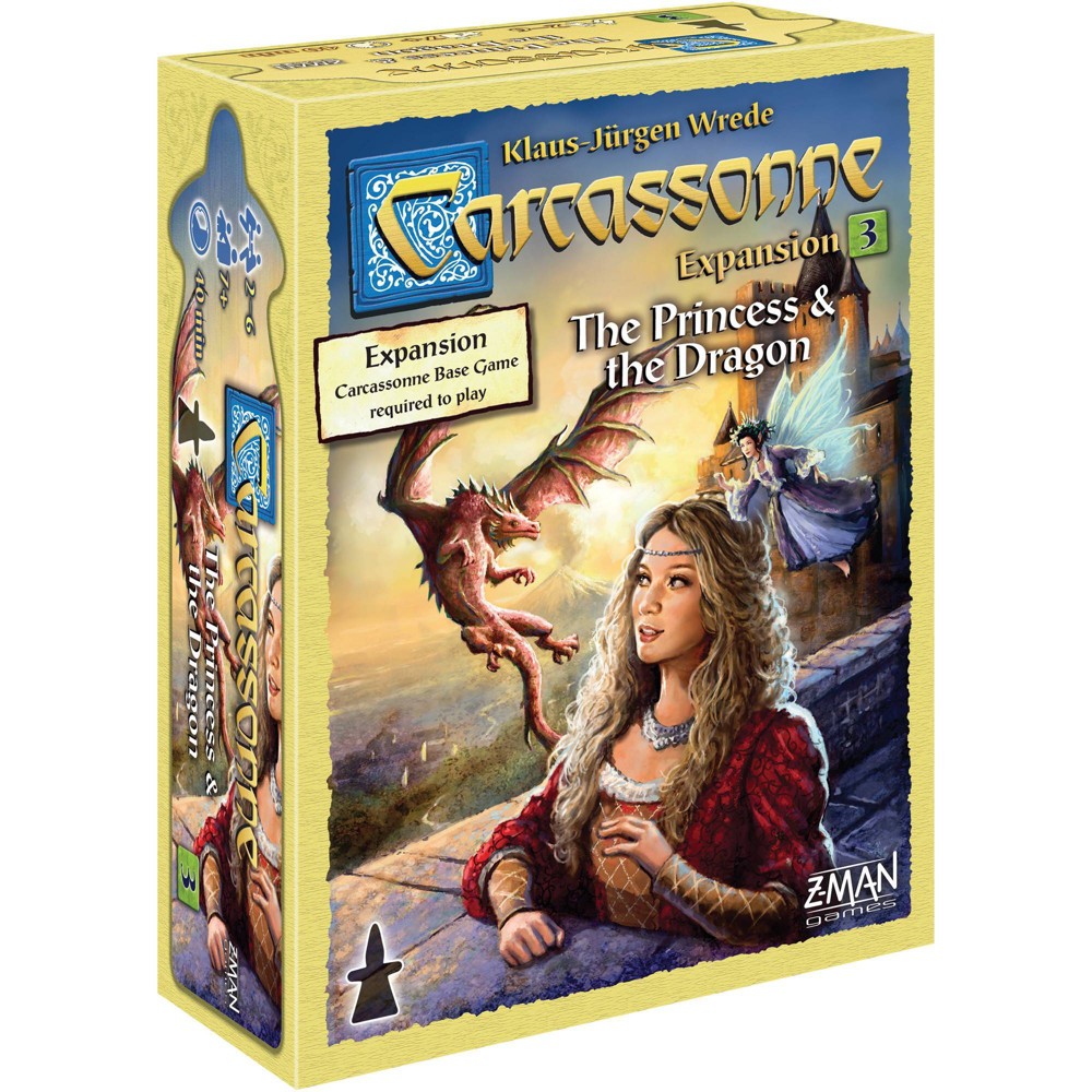 Z-Man Games Carcassone The Princess & The Dragon Expansion