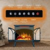 R.W.FLAME Electric Firplace Heater, Infrared Heaters  with Remote Control and 3D Flame Effect and Heating Mode, Overheating Safe - 4 of 4